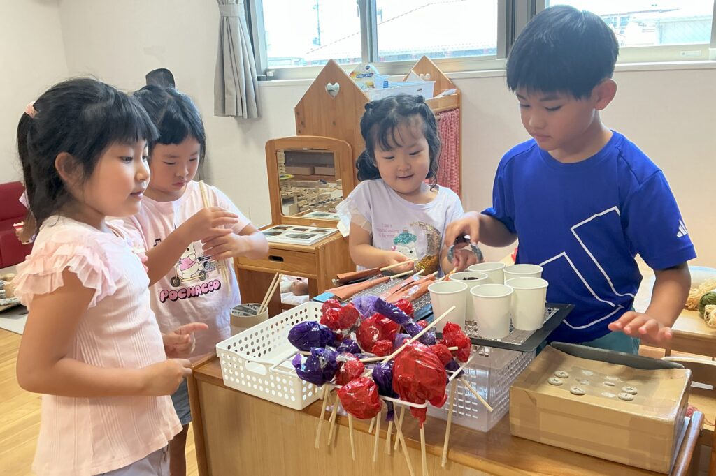 お祭りごっこ（4.5歳児　エルマーとりゅう）