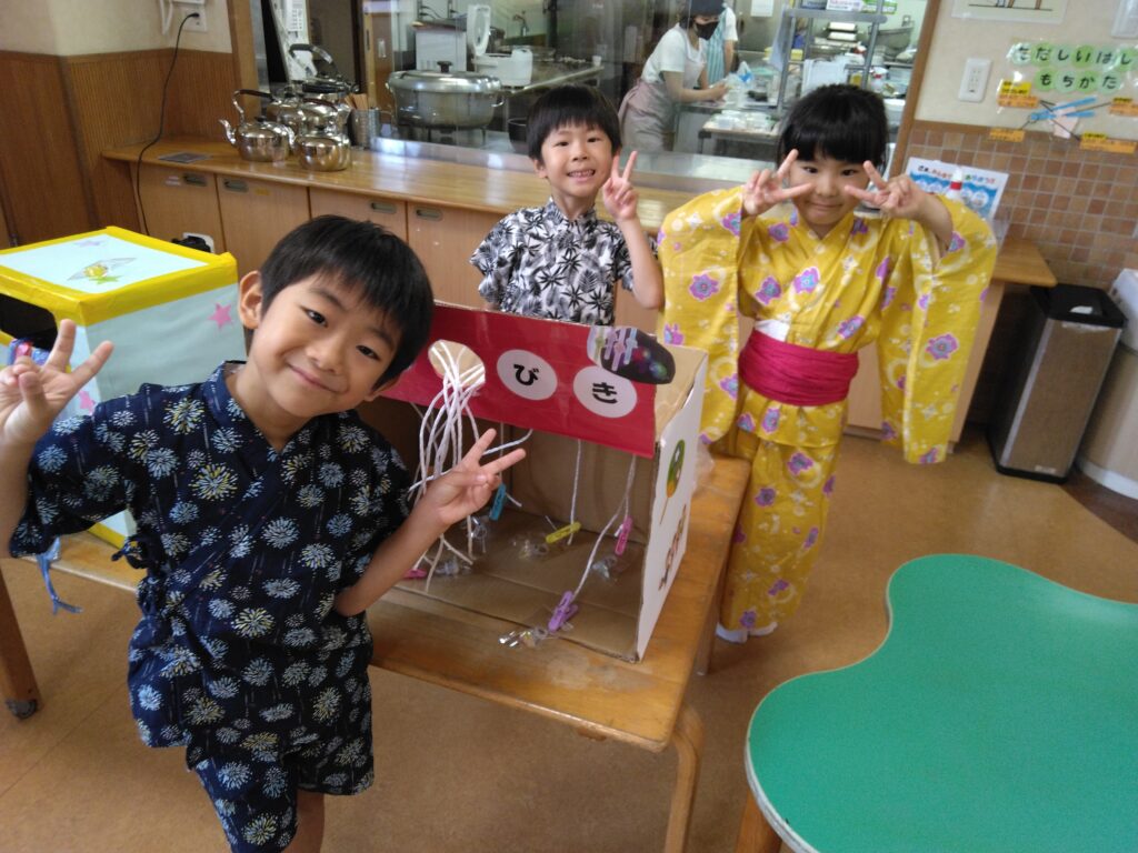 夏祭り会を楽しみました！