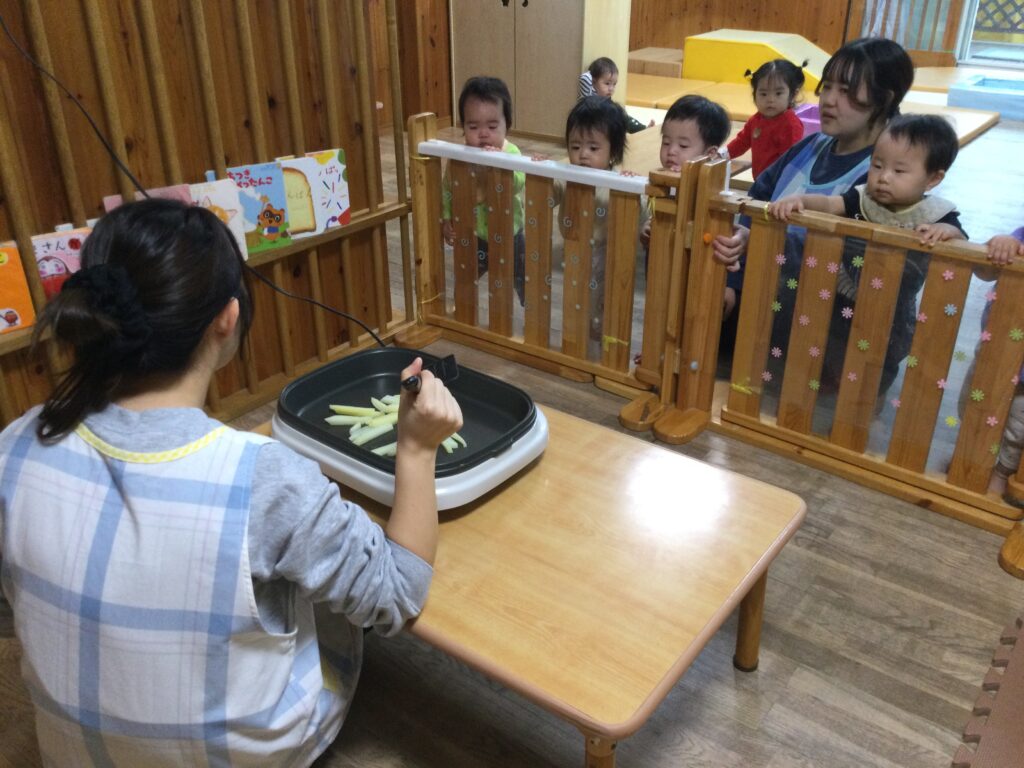 〜 やさいをやいてもらったよ② 〜