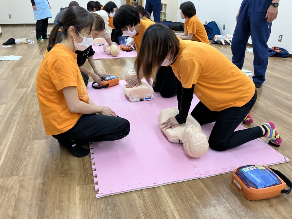 職員「応急手当講習」