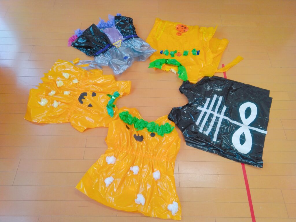 ひまわり組ハロウィン製作🎃