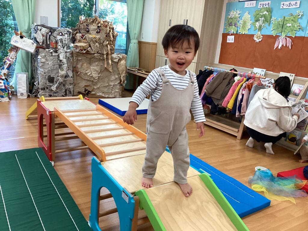 運動遊びをしたよ！(いせ虹ひろば)