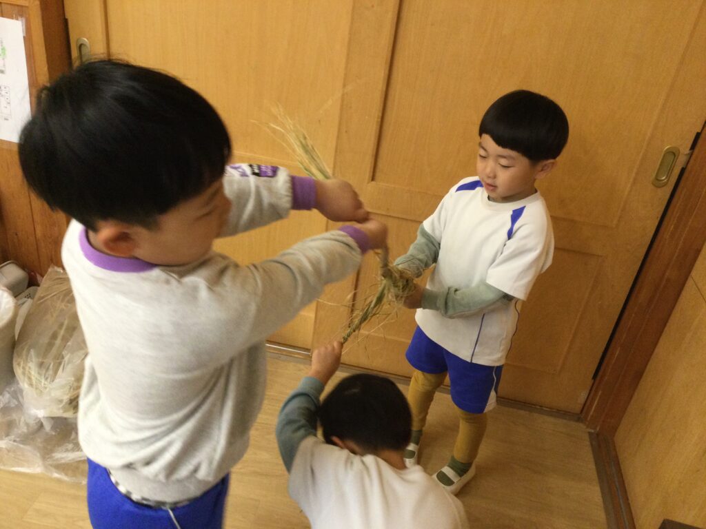 ～ しめ縄を作ったよ ～