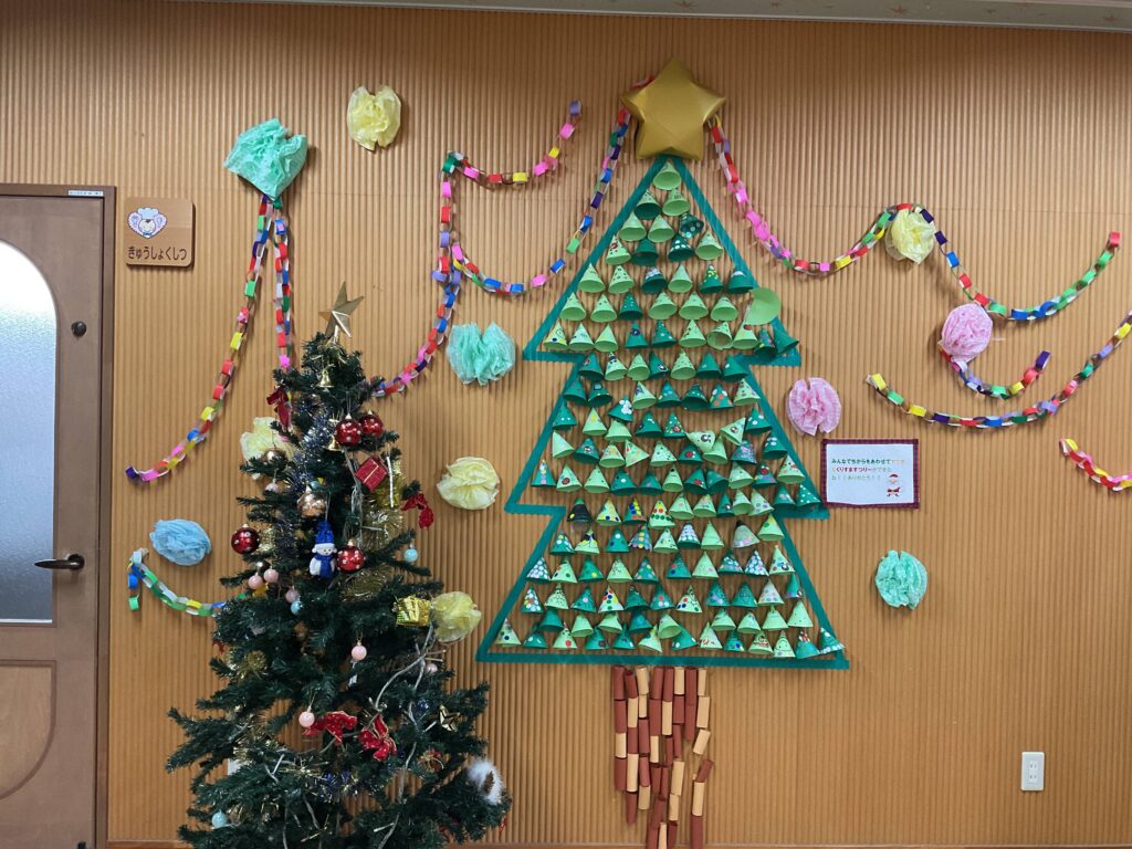 12月２５日　クリスマス会＆クリスマスおやつ