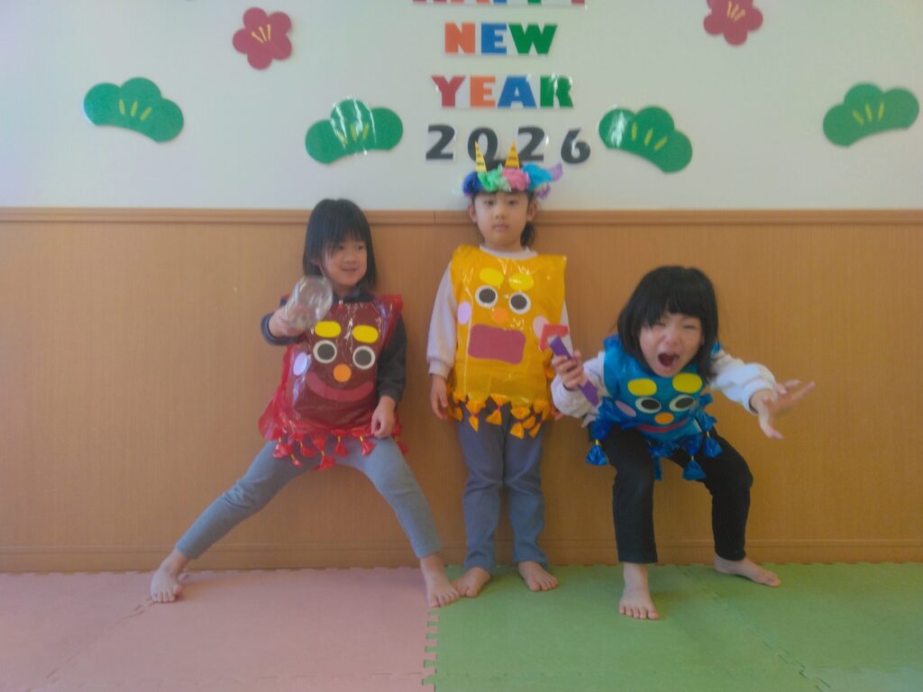 子育てひろば【節分製作紹介】