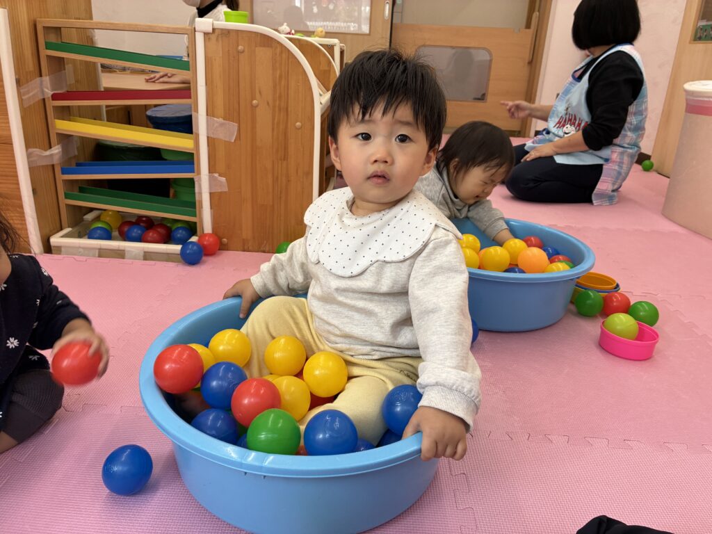 もみじ組　ボール遊び