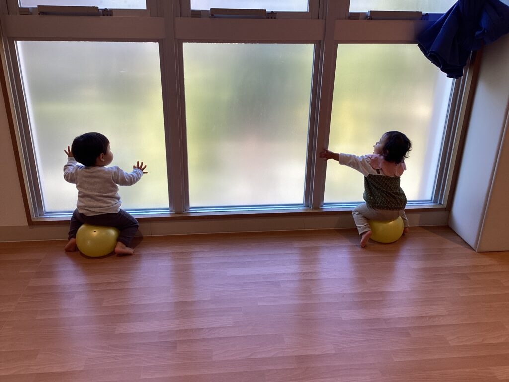 運動遊びをしたよ！(いせ虹ひろば)