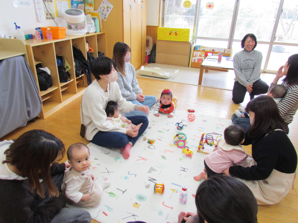 支援センター虹🌈1/20　ぷちルンルン「節分👹」