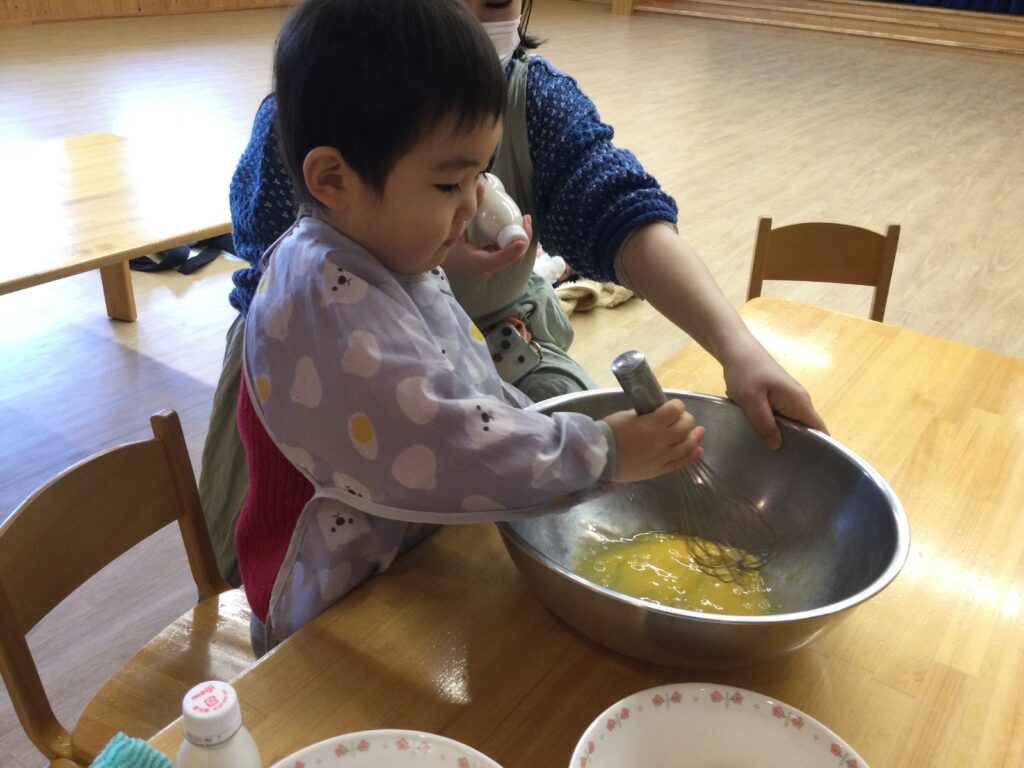 〜子育て広場「親子クッキング」〜